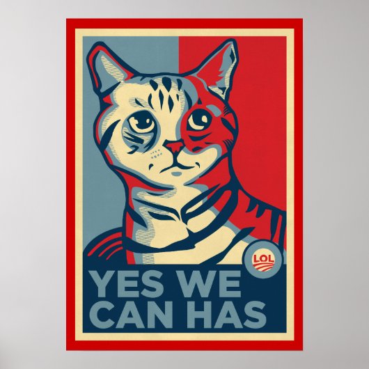 Ja, wir können LOLCAT drucken Poster (Vorne)