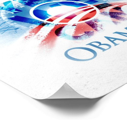 JA WIR KÖNNEN - Obama '08 Poster (Ecke)