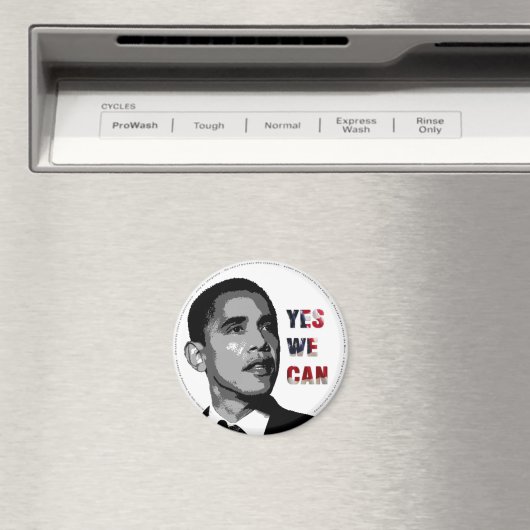 Ja, wir können - Obama - Politisches Magnet (In Situ (Geschirrspüler))