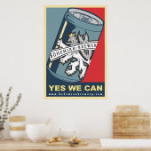 Ja, wir können - Riesenplakat Poster (Küche)