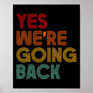 Ja Wir werden für 2024 Präsident Trump stimmen Poster