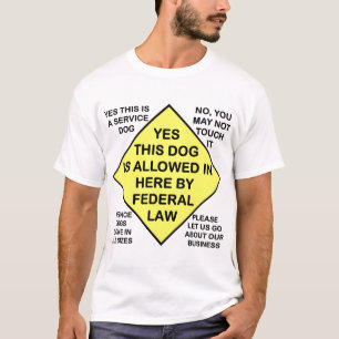 JA WIRD DIESER HUND HEREIN HIER ERLAUBT T-Shirt