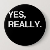 JA, WIRKLICH BUTTON (Vorderseite)