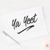 Ja Yeet Rechteckiger Aufkleber (Umschlag)