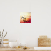 Ja zu neuen Abenteuern Poster (Küche)