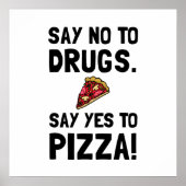 Ja zu Pizza Poster (Vorne)