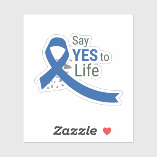 Ja zum Leben, Positivität, Selbst-Liebe Aufkleber (Blatt)