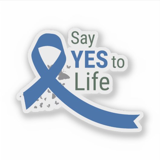 Ja zum Leben, Positivität, Selbst-Liebe Aufkleber (Vorderseite)