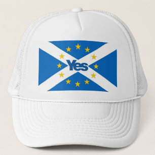 Ja zum unabhängigen Europäer Schottland Truckerkappe