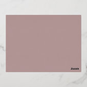 Ja zur Dress Bridal Folie Einladung (Rückseite)