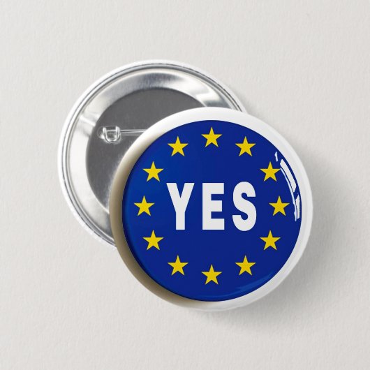 Ja zur EU - bleibe Sie in der europäischen Button (Vorne & Hinten)