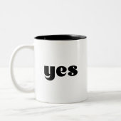 Ja Zweifarbige Tasse (Links)