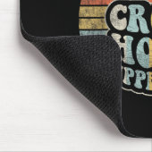 Jab Cross Hook Uppercut Boxen Retro Vintage Mousepad (Ecke)