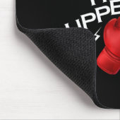 Jab Cross Hook Uppercut Boxer Funny Boxing Trainer Mousepad (Ecke)