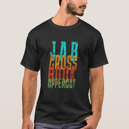 Jab Cross Hook Uppercut Boxing 2 T-Shirt (Vorderseite)