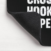 Jab Cross Hook Uppercut Boxing Fighting Technology Mousepad (Ecke)