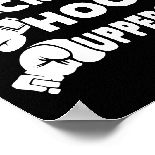 Jab Cross Hook Uppercut - Boxing Lover Gym Boxer K Poster (Ecke)