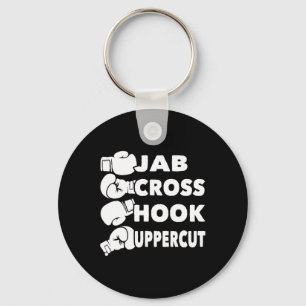 Jab Cross Hook Uppercut - Boxing Lover Gym Boxer K Schlüsselanhänger