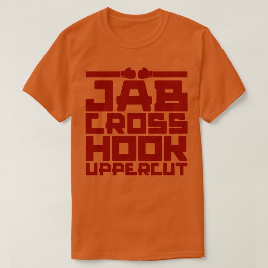 Jab Cross Hook Uppercut T-Shirt (Design vorne)