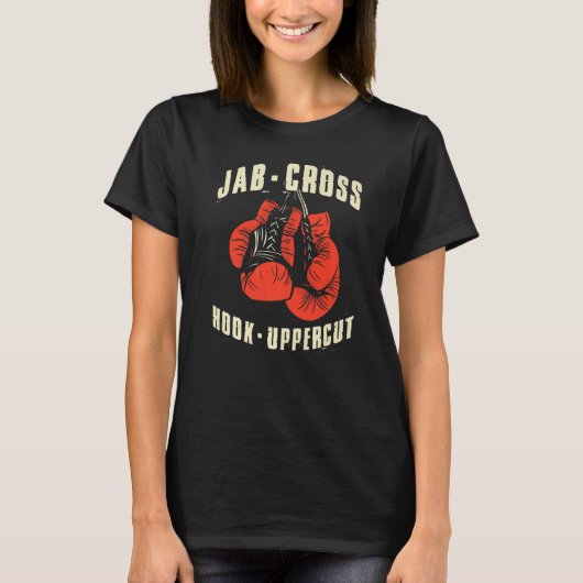 Jab Cross Hook Uppercut T-Shirt (Vorderseite)