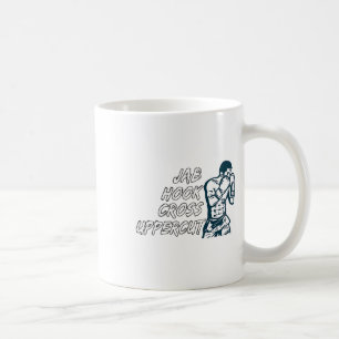 Jab Hook Cross Uppercut Boxing für Boxer Men Boys Kaffeetasse