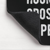 Jab, Hook, Cross, Uppercut - Kickboxen und Boxen Mousepad (Ecke)