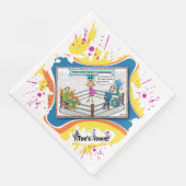 Jab Jab Uppercut | Encouragement Dinner Napkin Serviette (Ecke)