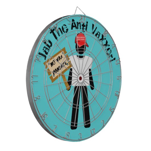 Jab The Anti-Vaxxer - Das Dart-Spiel Dartscheibe (Vorderseite Links)