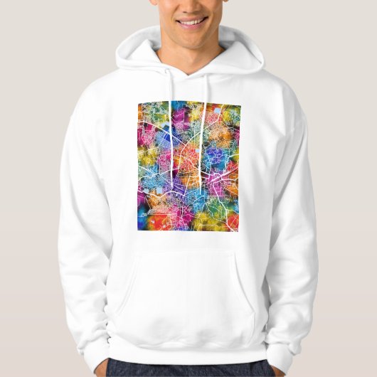 Jabalpur Madhya Pradesh City Map Hoodie (Vorderseite)