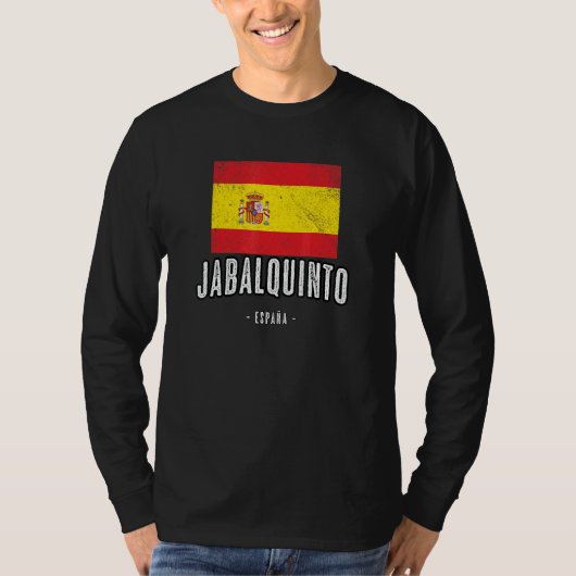 Jabalquinto Spain Es Flag City - Bandera Ropa - T-Shirt (Vorderseite)