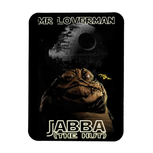 Jabba The Hut x Mr. Loverman (Shabba Ranks) Magnet (Vertikal)