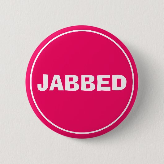 Jabbed Button (Hot Pink) (Vorderseite)