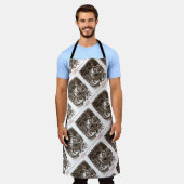 Jabberwock durch den Glass John Tenniel Schürze (Getragen)