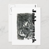 Jabberwock Postcard Postkarte (Vorne/Hinten)