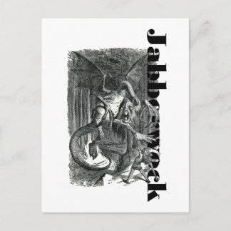 Jabberwock-Postkarte Postkarte