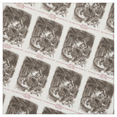 Jabberwock von Lewis Carroll Through Looking Glass Stoff (Muster)