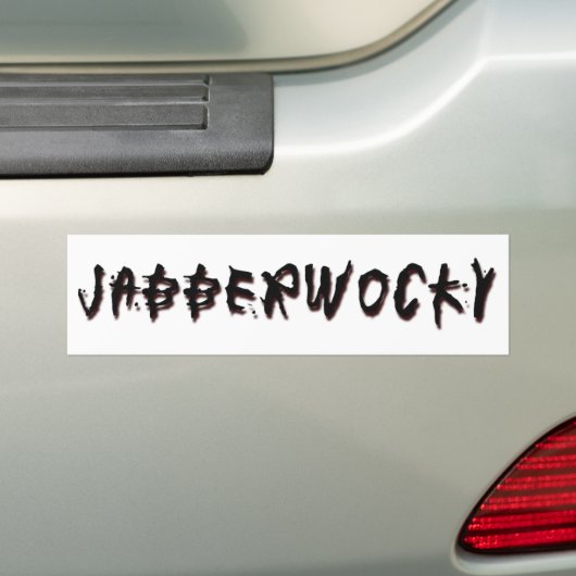 Jabberwocky Autoaufkleber (Auf Auto)