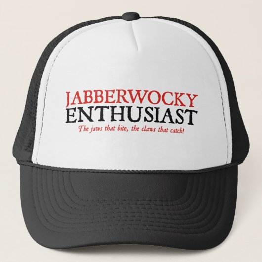 Jabberwocky Enthusiast Truckerkappe (Vorderseite)