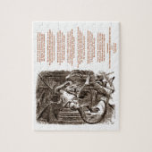Jabberwocky Gedicht durch Lewis Carroll Puzzle (Vertikal)