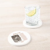 Jabberwocky Gedicht durch Lewis Carroll (schwarze Untersetzer (Seite)