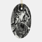 Jabberwocky Keramikornament (Rechts)