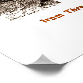 Jabberwocky (Lewis Carroll Through Looking Glass) Poster (Ecke)