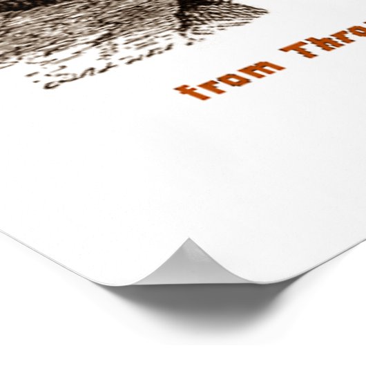 Jabberwocky (Lewis Carroll Through Looking Glass) Poster (Ecke)