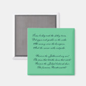 Jabberwocky Magnent Magnet (Vorderseite/Rückseite)