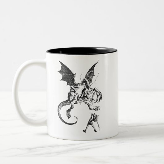 Jabberwocky Zweifarbige Tasse (Links)