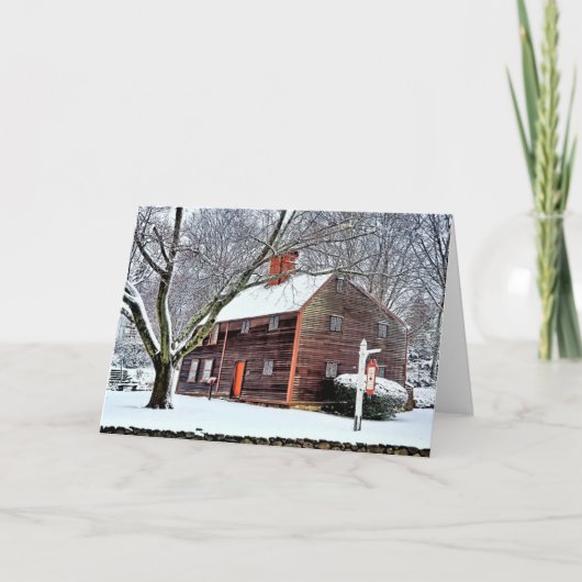 Jabez Howland House in Plymouth MA Karte (Vorderseite)