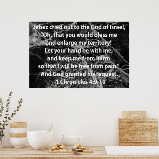 Jabez's Gebet Poster (Küche)