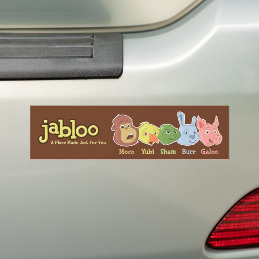 Jabloo Brown Autoaufkleber (Auf Auto)