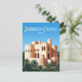 Jabreen-Burg Oman Postkarte (Stehend Vorderseite)