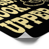 Jabs. Überqueren. Hook. Trainer für Boxtrainee Poster (Ecke)